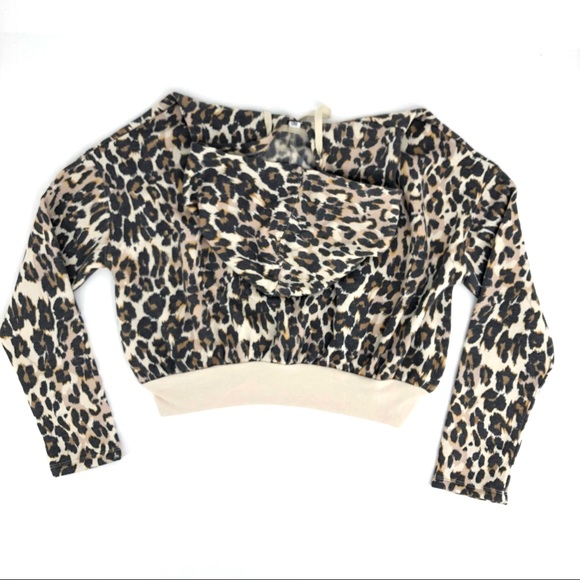 Bp. Leopard Print Hooded Sweatshirt - Picture 3 of 3